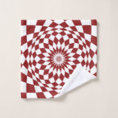 Abstract interieurontwerp bad handdoek (Wasdoekje)