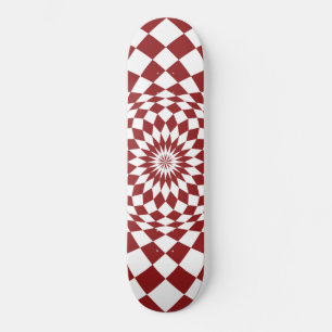 Abstract interieurontwerp persoonlijk skateboard