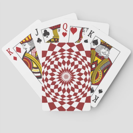 Abstract interieurontwerp pokerkaarten (Achterkant)