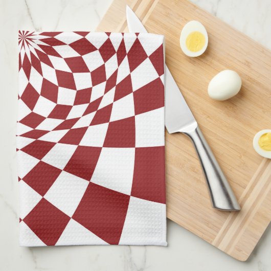 Abstract interieurontwerp theedoek (Quarter Fold)