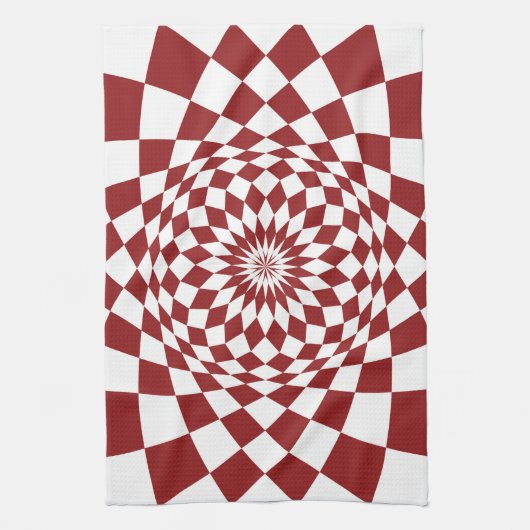 Abstract interieurontwerp theedoek (Verticaal)