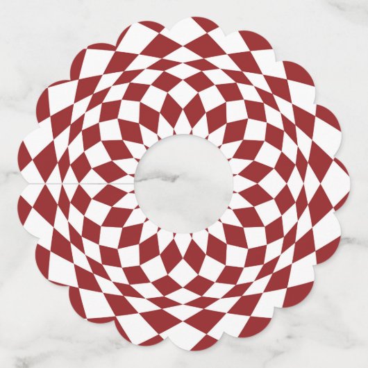 Abstract interieurontwerp wijnglaslabel (Voorkant)