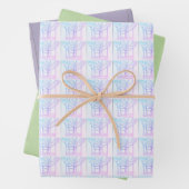 Abstract intertwining inpakpapier vel (In situ)