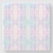 Abstract intertwining stenen onderzetter (Voorkant)