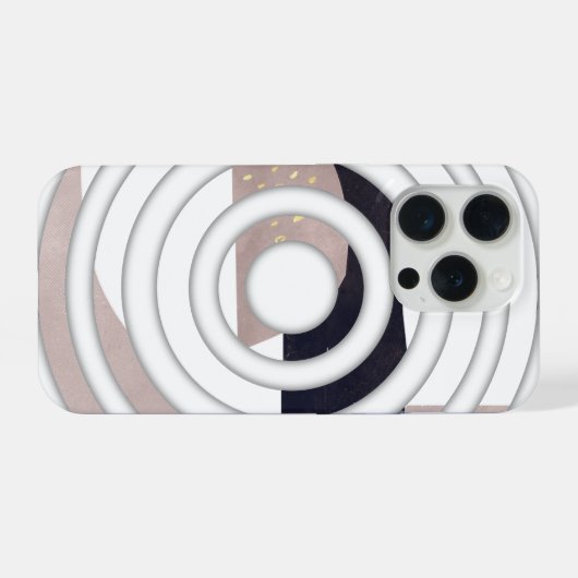 Abstract Iphone 15 pro Case Design iPhone Hoesje (Achterkant horizontaal)