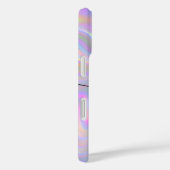 Abstract Iridescent 3D Effect Monogram Case-Mate iPhone Case (Achterkant / Rechts)