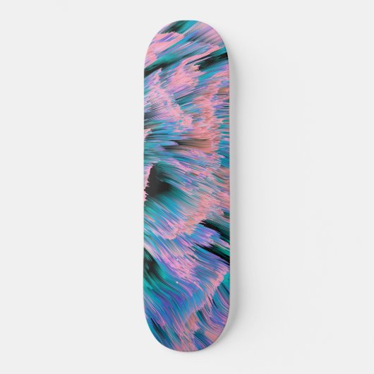 Abstract Iridescent Skateboard Deck (Voorkant)