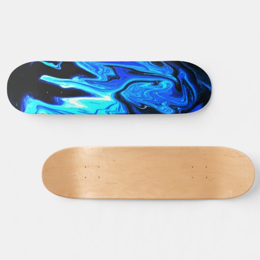 Abstract Iridescent Skateboard Deck (Horizontaal)