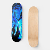 Abstract Iridescent Skateboard Deck (Voorkant)