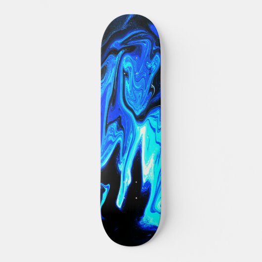 Abstract Iridescent Skateboard Deck (Voorkant)