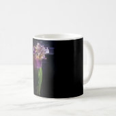 Abstract Iris Flower – Elegant Floral Art Koffiemok (Voorkant rechts)