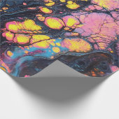 Abstract iriserend kunstoppakpapier cadeaupapier (Hoek)