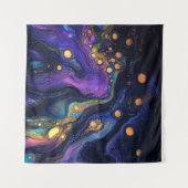 Abstract iriserend wandtapijt wandkleed (Voorkant (horizontaal))