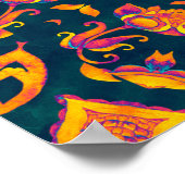 Abstract islamic pattern, arabian style. Seamless  Poster (Hoek)