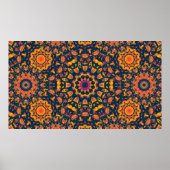 Abstract islamic pattern, arabian style. Seamless  Poster (Voorkant)