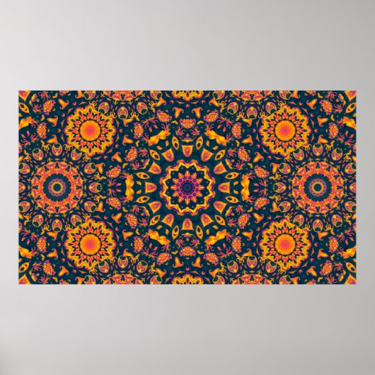 Abstract islamic pattern, arabian style. Seamless  Poster (Voorkant)