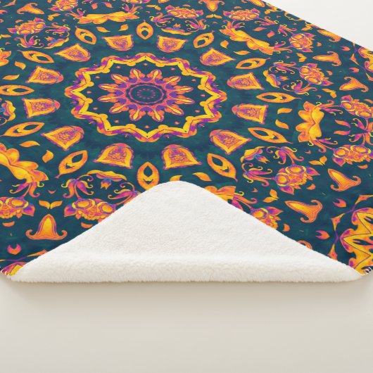 Abstract islamitisch patroon, arabische stijl. Naa Sherpa Deken (3/4)