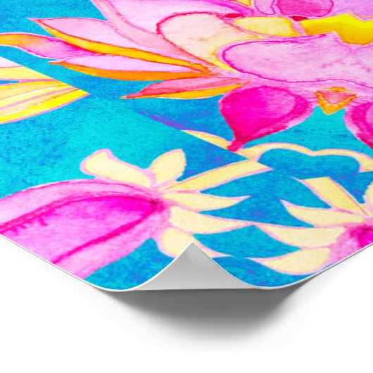 Abstract islamitisch patroon in arabische stijl. S Poster (Hoek)