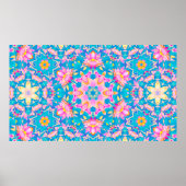 Abstract islamitisch patroon in arabische stijl. S Poster (Voorkant)