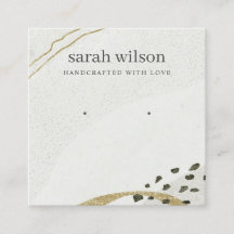 Abstract Ivory Black Gold CAD-beeldscherm met stud