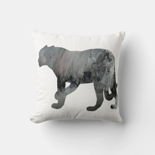 Abstract Jaguar silhouette Kussen (Voorkant)
