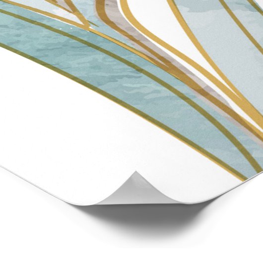 Abstract Japans design Poster (Hoek)