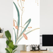 Abstract Japans design Poster (Thuiskantoor)