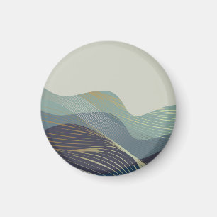 Abstract Japans landschap Magneet