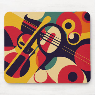 abstract, jazz, muziek muismat