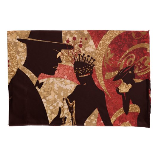 Abstract Jazz Serenade Kussensloop (Voorkant)