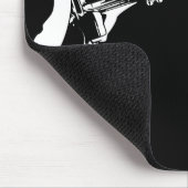 Abstract Jazz Trumpet Mousepad Muismat (Hoek)