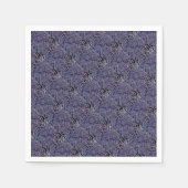 Abstract Jungle-Blauw   Servet (Voorkant)