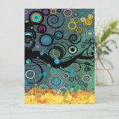 Abstract Kaart (Staand voorkant)