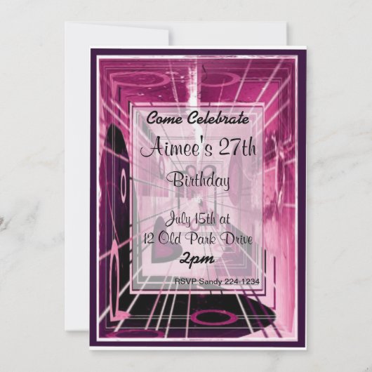 Abstract Kaart (Achterkant)