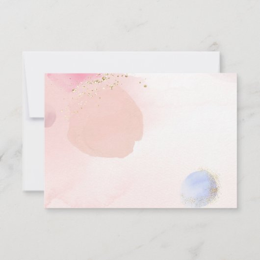 Abstract Kaart Baby shower (Achterkant)