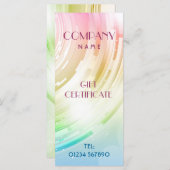 Abstract Kaart ontwerprack/cadeaubon (Voorkant / Achterkant)