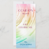 Abstract Kaart ontwerprack/cadeaubon (Voorkant)