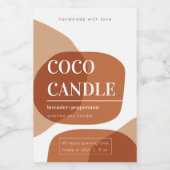 Abstract kaartenlabel voor pasta voedselcontainer etiket (Enkel label)