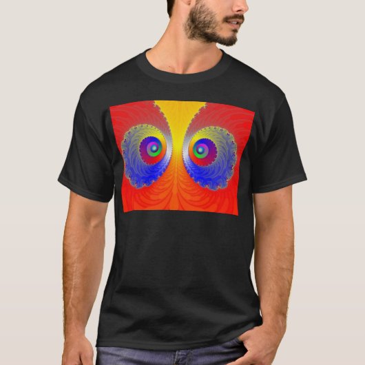 ABSTRACT KADER VAN DE KUNSTSTOFDESIGN T-SHIRT (Voorkant)