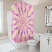 Abstract kaleidoscope pastel background. Beautiful Douchegordijn (In situ)