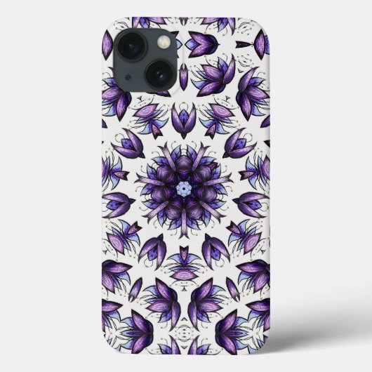 Abstract Kaleidoscopisch PatroonpatroonHoesje van Case-Mate iPhone Case (Achterkant)