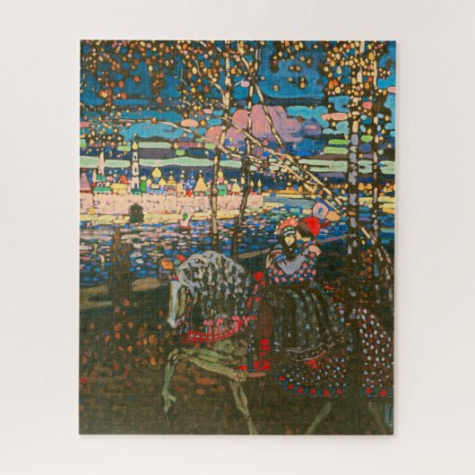 Abstract Kandinski Rijnd Paar Kunst Schilderij Legpuzzel (Verticaal)