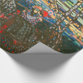Abstract Kandinsky Riding Paar Kleurrijk Cadeaupapier (Hoek)