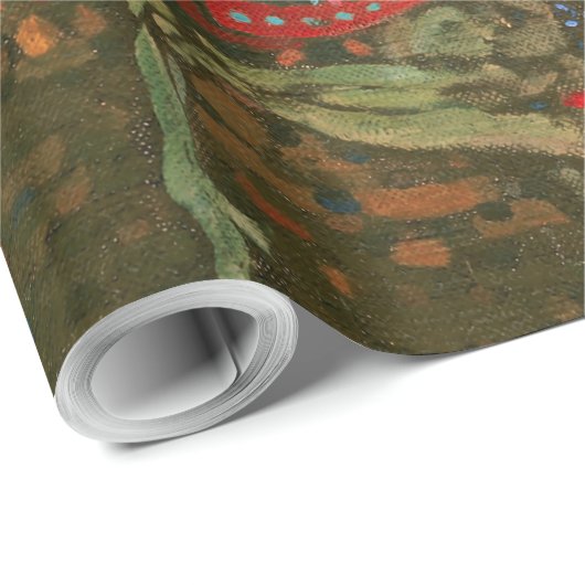 Abstract Kandinsky Riding Paar Kleurrijk Cadeaupapier (Rol Hoek)