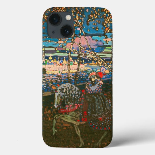 Abstract Kandinsky Riding Paar Kleurrijk Case-Mate iPhone Case (Achterkant)