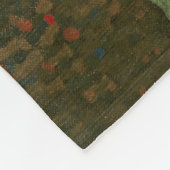 Abstract Kandinsky Riding Paar Kleurrijk Fleece Deken (Hoek)