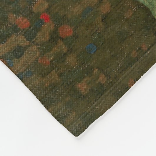 Abstract Kandinsky Riding Paar Kleurrijk Fleece Deken (Hoek)