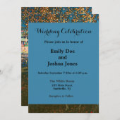 Abstract Kandinsky Riding Paar Kleurrijk Kaart (Voorkant / Achterkant)