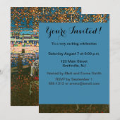 Abstract Kandinsky Riding Paar Kleurrijk Kaart (Voorkant / Achterkant)