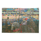 Abstract Kandinsky Riding Paar Kleurrijk Kussensloop (Achterkant)